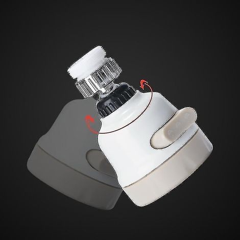 Robinet d'arrosage rotatif à 360 degrés, filtre de robinet durable, kit 3 modes, buse de robinet, filtre de robinet (1/5)