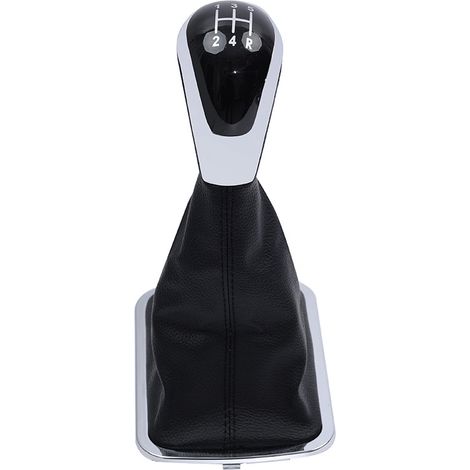 Suitable for the Geely Emgrand EC7 gear knob, dust protection set for gear knob, black 5-speed gear knob, one piece per pack--DTEKGAZ (1/4)