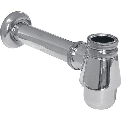 Nemo Skill Siphon pour bidet avec tuyau d'évacuation 5/4"xD32mm sans bonde chrome