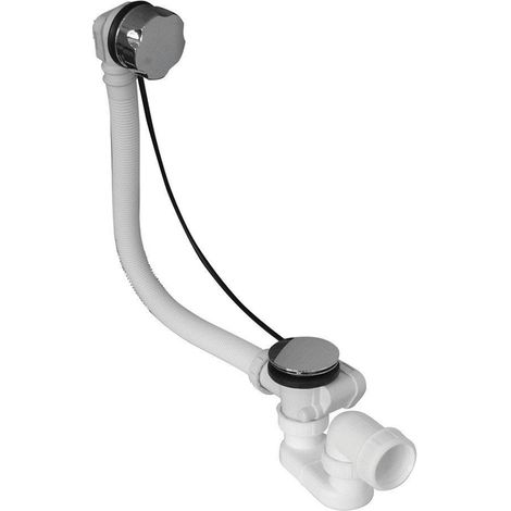 Nemo Go Vidage de baignoire automatique tournant pour baignoire standard chrome (1/2)