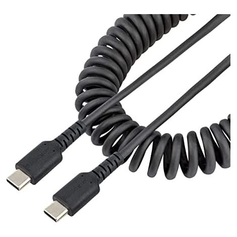 Startech USB C Kabel Spiral 50 cm Schnellladung (1/4)