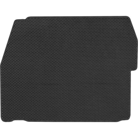 Alfombrilla de maletero de EVA para BMW Serie 3 E30 Cabriolet de 1985-1994, diseño de panal de abeja - NEGRO (1/5)