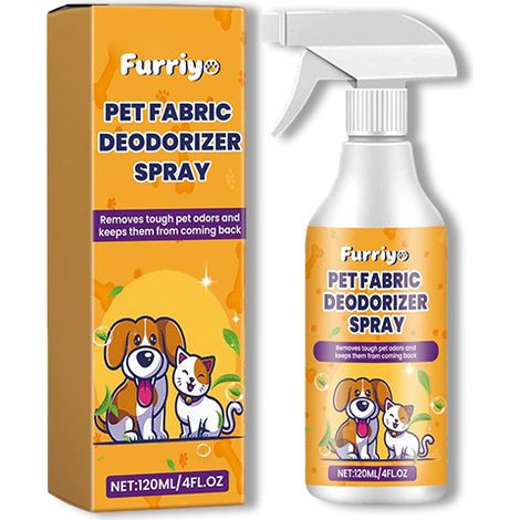 Furriyo Pet Odor Eliminator Spray: Eliminates odors and leaves a long-lasting, fresh scent. Suitable for cats and dogs. (1/5)