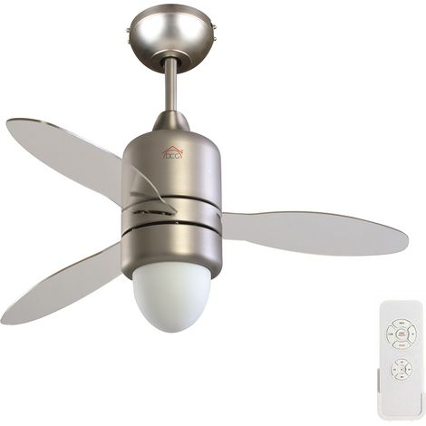 Ventilatore a soffitto Dcg VECRD65TL telecomando luce lampada 3 pale 107cm (1/4)