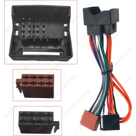 Automotive ISO dedicated cable suitable for 04+ Mercedes/03+ Opel audio-visual modification power cable ISO audio modification cable (1/4)