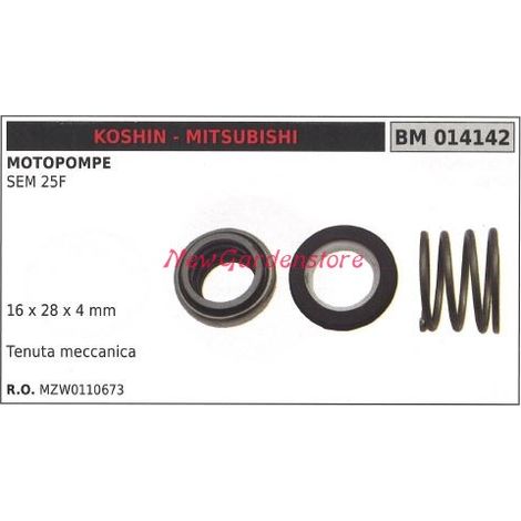 Tenuta meccanica KOSHIN motopompa SEM 25F 014142