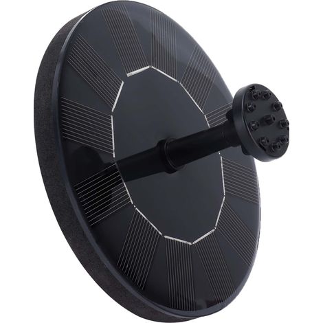 Schwimmendes Solarpumpen-Set für Springbrunnen, Teichdekoration, Garten, Terrasse, 6 V Gleichstrom, 13 x 13 cm (1/5)