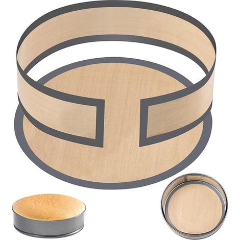 Tappetino da forno in silicone riutilizzabile e resistente al calore, ideale per pasta di zucchero, pizza e altri dolci, con rivestimento antiaderente. (1/5)
