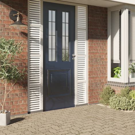 vidaXL Pellicole per Finestre Smerigliate 2pz Motivo a Righe in PVC