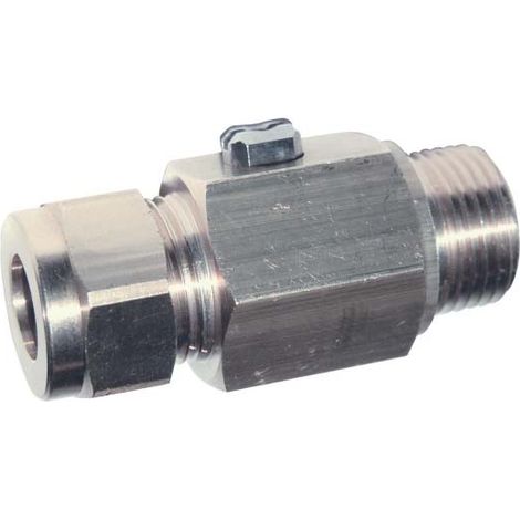 Vanne à sphère équerre laiton chromé pour lavabo M1/2" (15/21) - CU14 à commande par tournevis - Sferaco