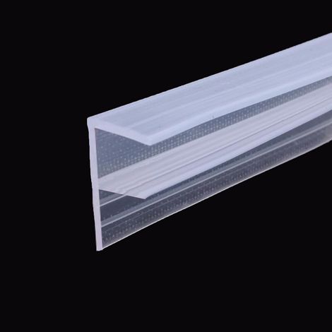 Duschdichtung - 200 cm - für 6/8/10/12 mm Duschtür - Gummi - Wasserabweiser - für Duschtür - Duschdichtung (für 8 mm Glasstärke, F) (1/5)
