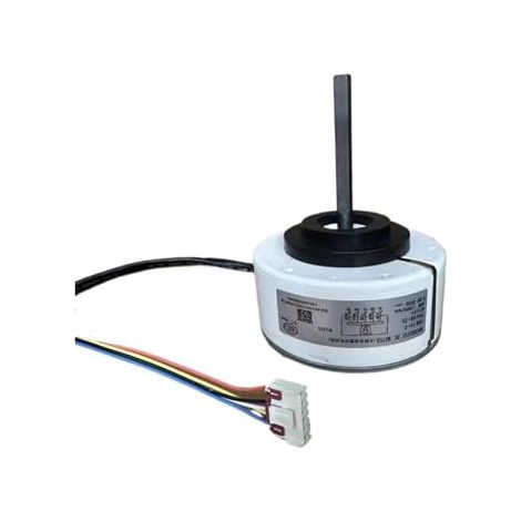 Moteur de ventilateur CC : Moteur de climatiseur haute performance 50 W 1 500 tr/min - Compatible avec les pièces de rechange pour systèmes de chauffage, ventilation et climatisation Gree ZWR50-F FN60 (1/4)