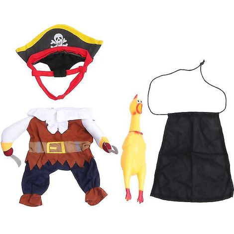 1 costume de pirate pour animal de compagnie