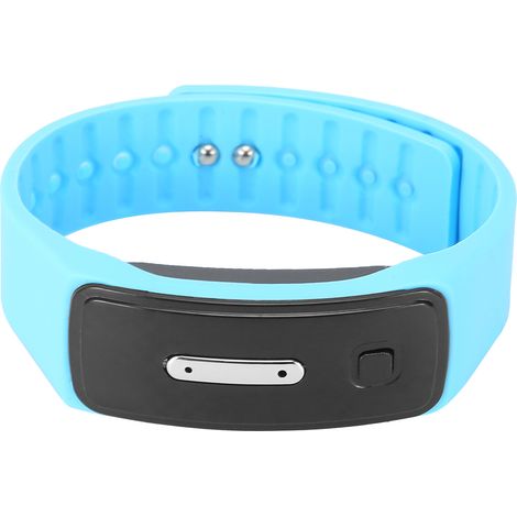 Bracelet anti-moustiques rechargeable par USB, bracelet-montre ultrasonique anti-moustiques, bleu (1/5)