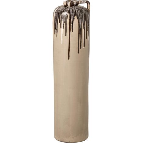 Vase Haut en Céramique "Canyon" 68cm Beige (1/2)