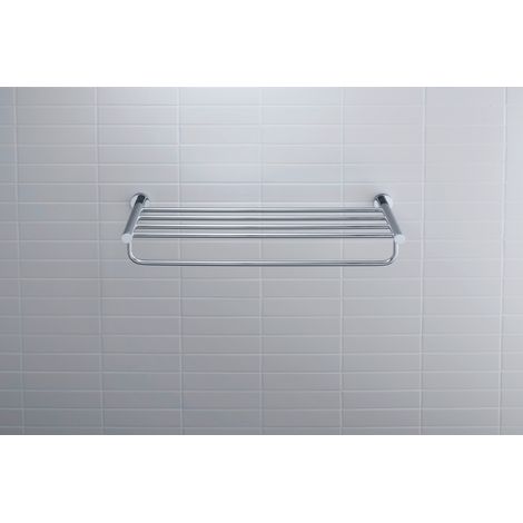 Duravit D-Code Etagère porte-serviettes Chromé 650x220x112 mm - 0099251000 (1/5)