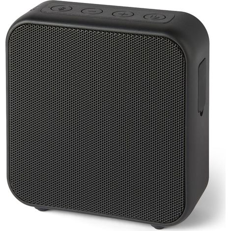 Haut-Parleur Portable Bluetooth 5.3 sans Fil, Compact, 6 h d’Autonomie, Étanche IPX5, Rechargeable, Basses Améliorées, Intérieur, Extérieur, Noir (1/5)