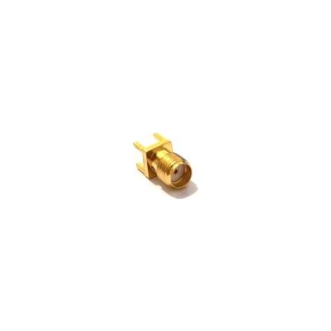 Connecteur coaxial RS PRO Femelle Droit, raccordement A souder 50O Montage panneau ( Prix pour 1 )