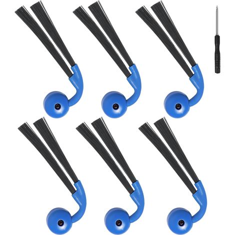 6 Pièces Brosses latérales rechange pour Ecovacs Deebot X9 Pro Omni, X11 Pro Omni, X11, X11 Pro, X11 Omni Cyclone, X11 Familie, T80S Omni,T90 Pro Omni aspirateur robot Accessoires (1/5)