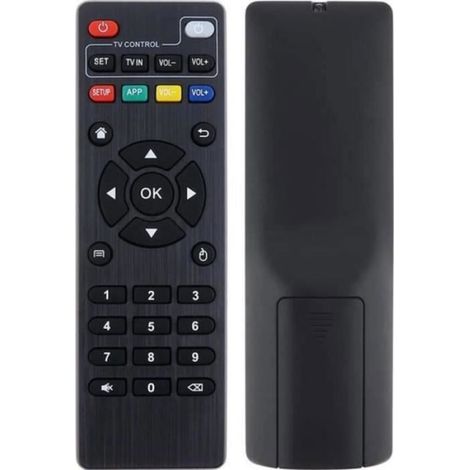 Télécommande Universelle IR - Pour Android TV Box H96 Pro V88 MXQ T95 T95X T95Z Plus X96 TX3 Mini - 2 Pièces
