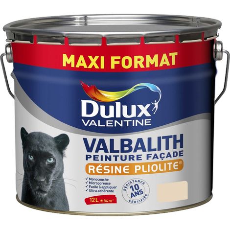 Peinture Façade Valbalith Mat Ton Pierre 12 L - Dulux Valentine