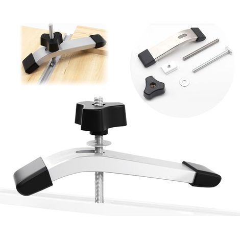 Set di 2 perni per binario con scanalatura a T - Set di 2 morsetti a sgancio rapido - Per utensili per la lavorazione del legno (1/5)