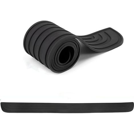 (Noir/104x9CM)Protection Pare Choc Voiture, Protecteur Porte Coffre en Caoutchouc, Résistant Aux Rayures et Antidérapant, Convient à la Plupart des Accessoires Extérieurs de Voiture (1/5)