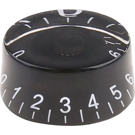 Bouton de volume et de tonalité noir pour guitare électrique et basse LP (1 pièce) (1/5)