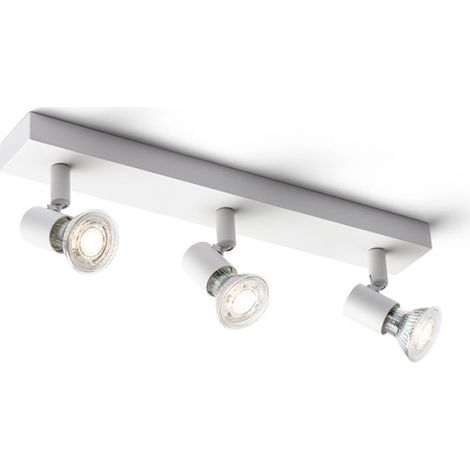 Faretto TRICA III da parete bianco  230V GU10 3x25W
