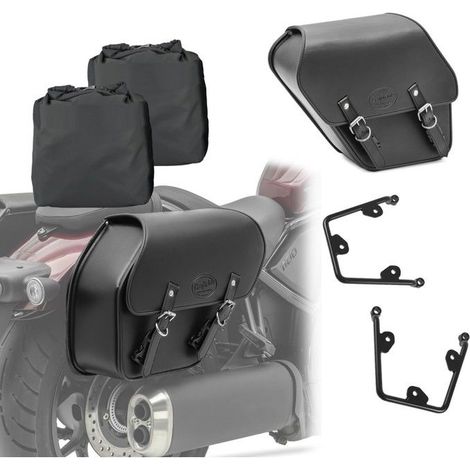 Set 2x Sacoche Cavalière + support pour Yamaha XV 950/R 14-20 FRG-P