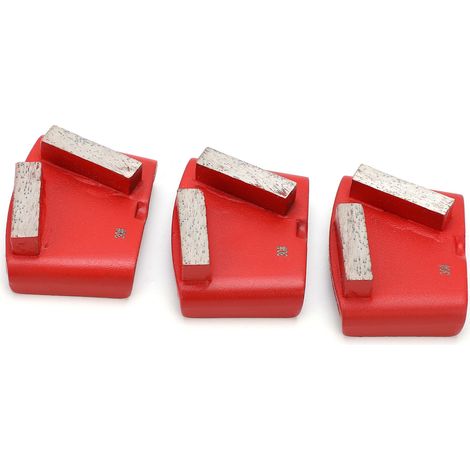 Lot de 3 blocs de meulage diamantés à dents longues pour ciment et béton (1/5)