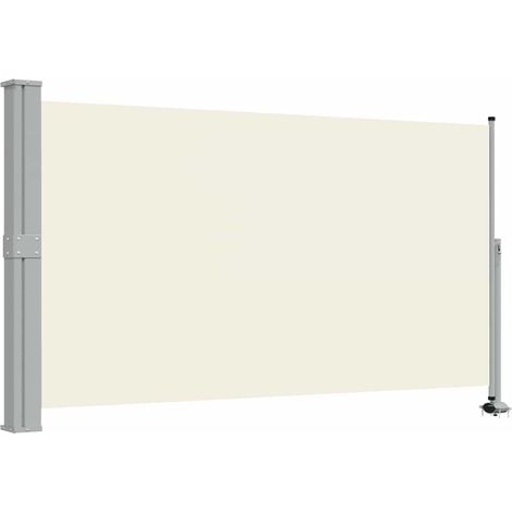 Maison Exclusive - Ausziehbare Seitenmarkise 140x300 cm Creme