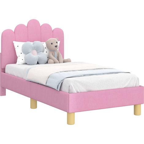Maison Exclusive - Struttura letto per bambini con testata Rosa 70 x 140 cm