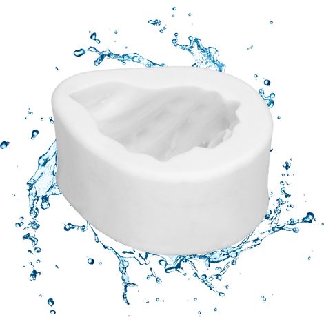 Muschelförmige Silikonform für flüssiges Silikon, Schokoladen- und Fondanttortendekoration, Gumpais Aromatherapie-Silikonform (1/5)