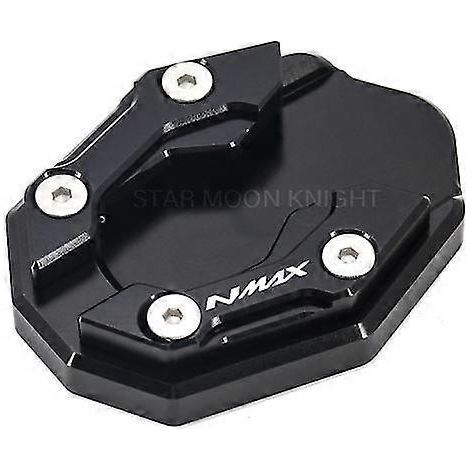 Motorradzubehör Seitenständer für Yamaha Nmax155, N Max, Nmax 155, 125, Nmax125, Seitenständerplatte, Verlängerung, Stützfuß – NMax – Schwarz