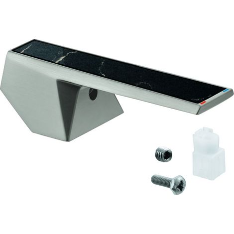 Grohe Hebel für Allure Brilliant mit Temperaturanzeige Rot/Blau, Supersteel, 101391DC00 (1/2)