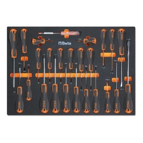 Beta MM210 Termoformato morbido con set di cacciavite 25 Pz. - 25 (1/3)