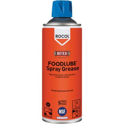 Rocol Foodlube Spray Grease 400Ml - NSF H1 Certified Lubricant