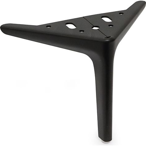 Q&ampQ pata metálica modelo clay acabado negro , La pata metálica modelo Clay es ideal para sofás y muebles, fabricada en metal duradero con un acabado elegante (1/2)