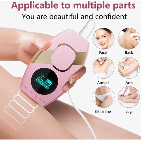 Épilation laser, appareil d'épilation IPL à usage domestique, 999 999 impulsions lumineuses, épilation définitive et indolore, équipement d'épilation. (1/5)