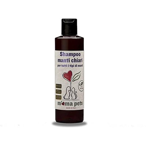 Mama Pets Shampoo Sbiancante per Cani, Pulisce e Ripristina il Naturale Colore dei Manti Chiari, 250 Ml (1/3)