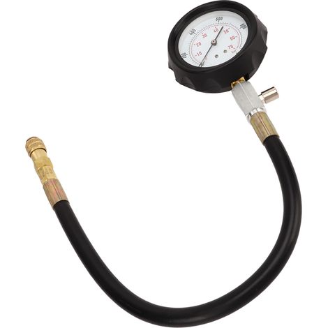 Kit de test de compression moteur 19 pièces, 9 bougies de préchauffage, 4 adaptateurs d'injecteur, manomètre de pression cylindre diesel pour voiture camion (1/5)