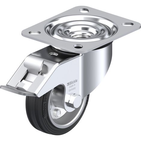 Blickle 359240 LE-VE 80R-FI Lenkrolle mit Feststeller Rad-Durchmesser: 80 mm Tragfähigkeit (max.): 5