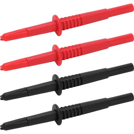 2er-Set Multimeter-Prüfspitzen PA Messing Laternenspitze Prüfspitzen mit 4mm Bananenstecker für Kfz-Sensoren (1/5)