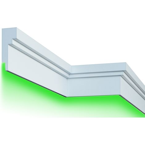 Fassade LED Stuck EPS PU wetterfest 80x210mm KC303 Restposten: 2 Meter / 1 Leiste