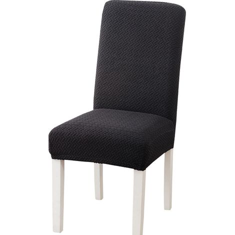 Dining Chair Cover, Universal Stretch Chair Cover Washable Chair Cover for Hotel, Restaurant Decor 9Black (1/4)