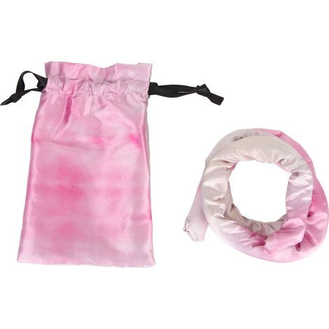 Attache-cheveux torsadé rose tie-dye, élastique flexible pour cheveux hommes et femmes, accessoire pour queue-de-cheval et dreadlocks (1/5)