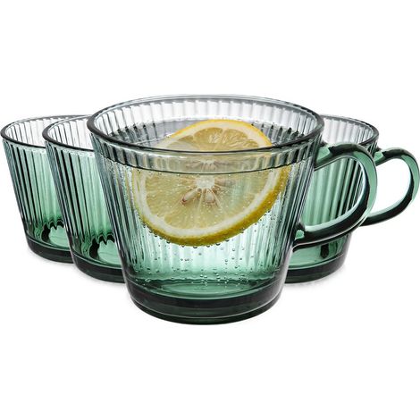 Bicchieri da caffè e tè verde 420 ml, confezione da 4 pezzi. (1/5)
