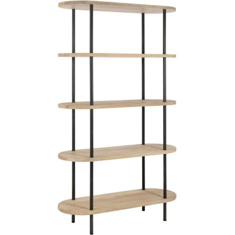 Étagère 5 Niveaux en Bois "Eli" 176cm Naturel (1/5)