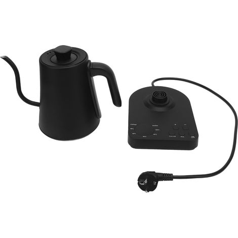 Bouilloire Électrique K19 Bec Verseur Précis Inox 1L 1200W 5 Températures Maintien au Chaud pour Café Thé Design Col de Cygne (1/5)